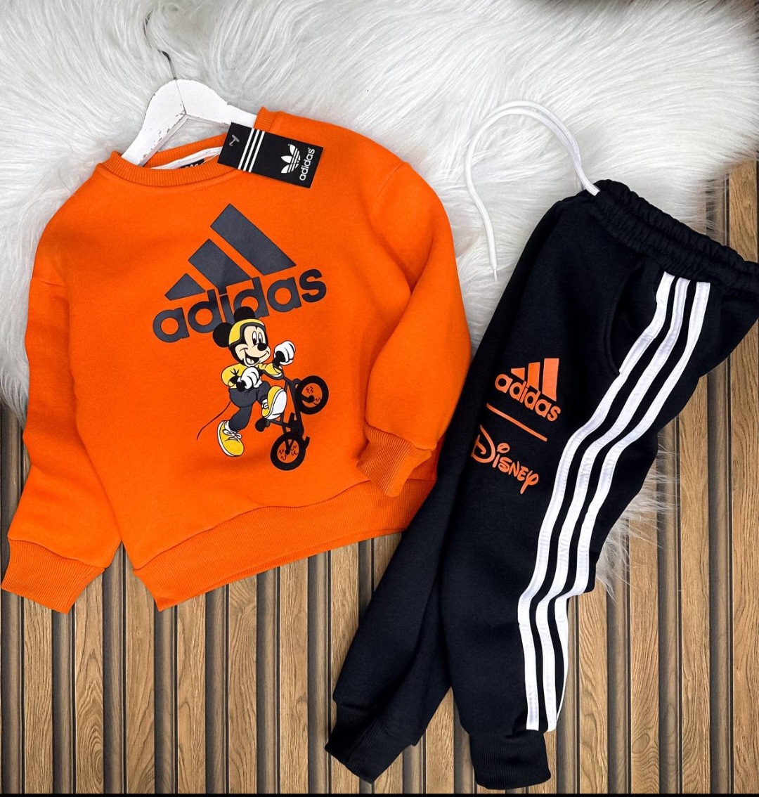 Turuncu Adidas Eşofman Takımı