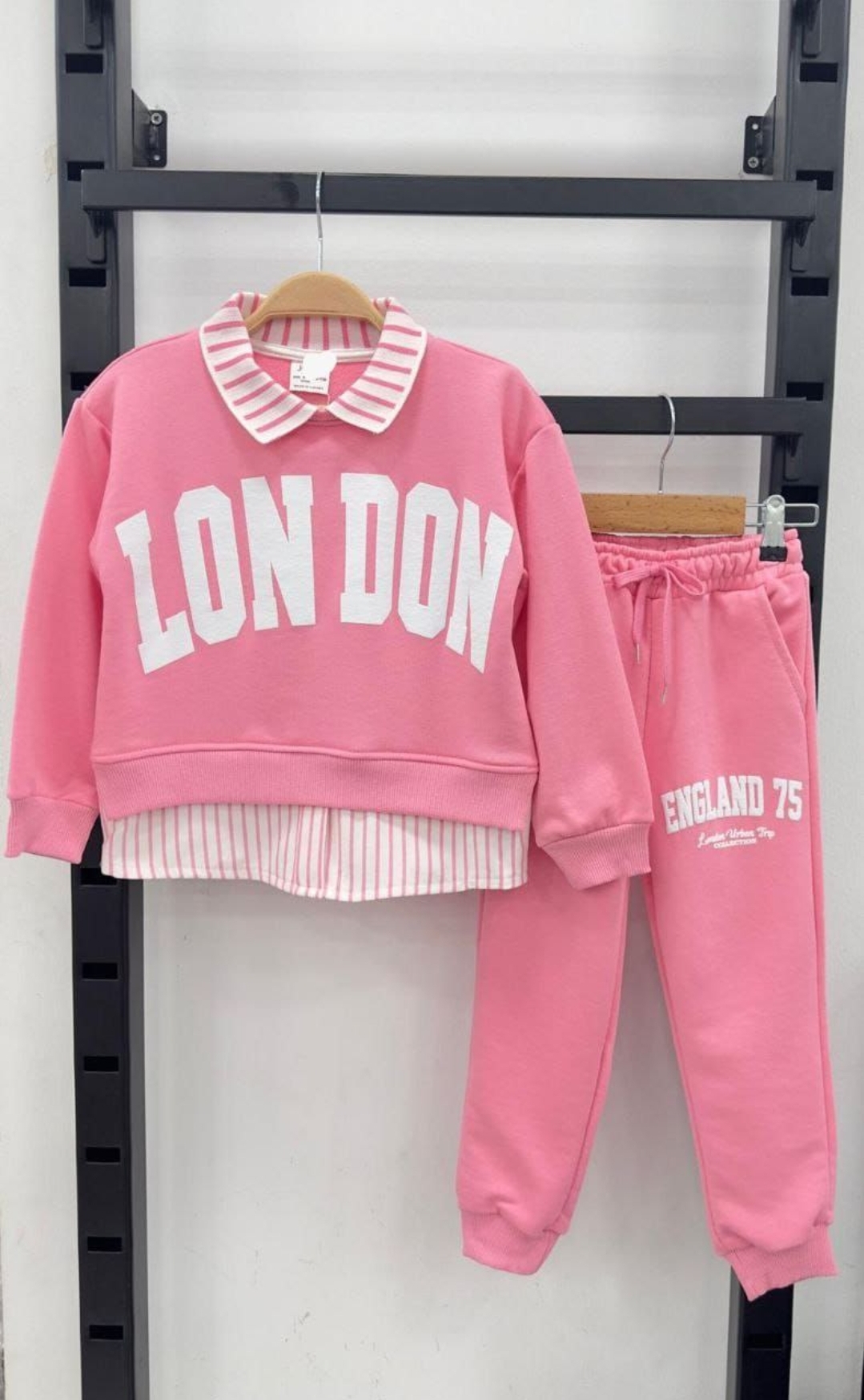 London Pembe Eşofman Takımı