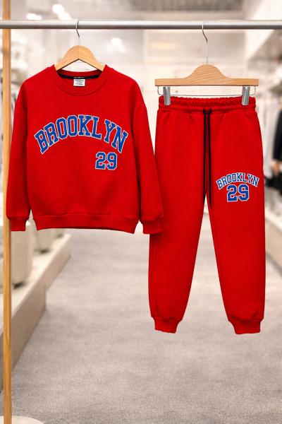 BROOKLYN KIRMIZI EŞOFMAN TAKIMI