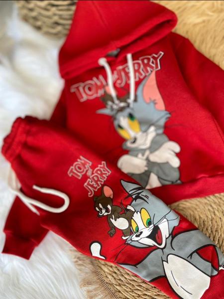 Tom Jerry Baskılı Şardonlu Takım