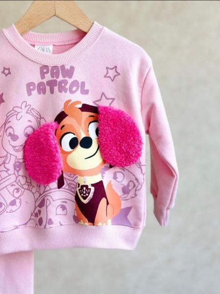 KULAK DETAYLI PEMBE TAYT TAKIM